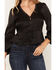 Image #3 - Idyllwind Women's Berwick Tie-Front Blouse, Black, hi-res
