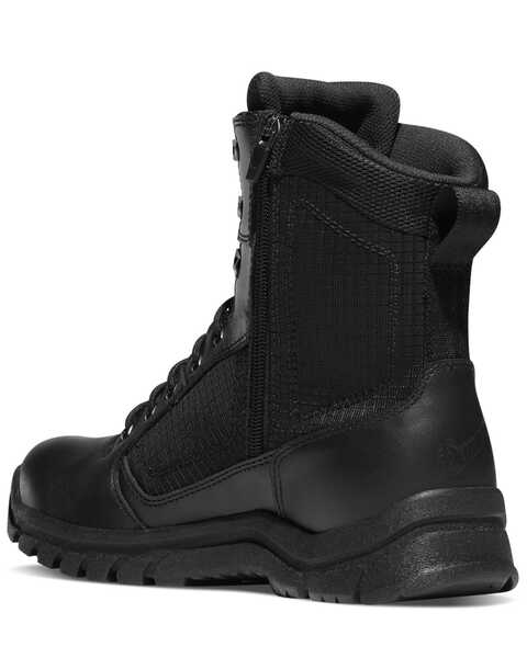 Image #2 - Danner Men's Lookout Side-Zip Work Boots - Soft Toe, Black, hi-res