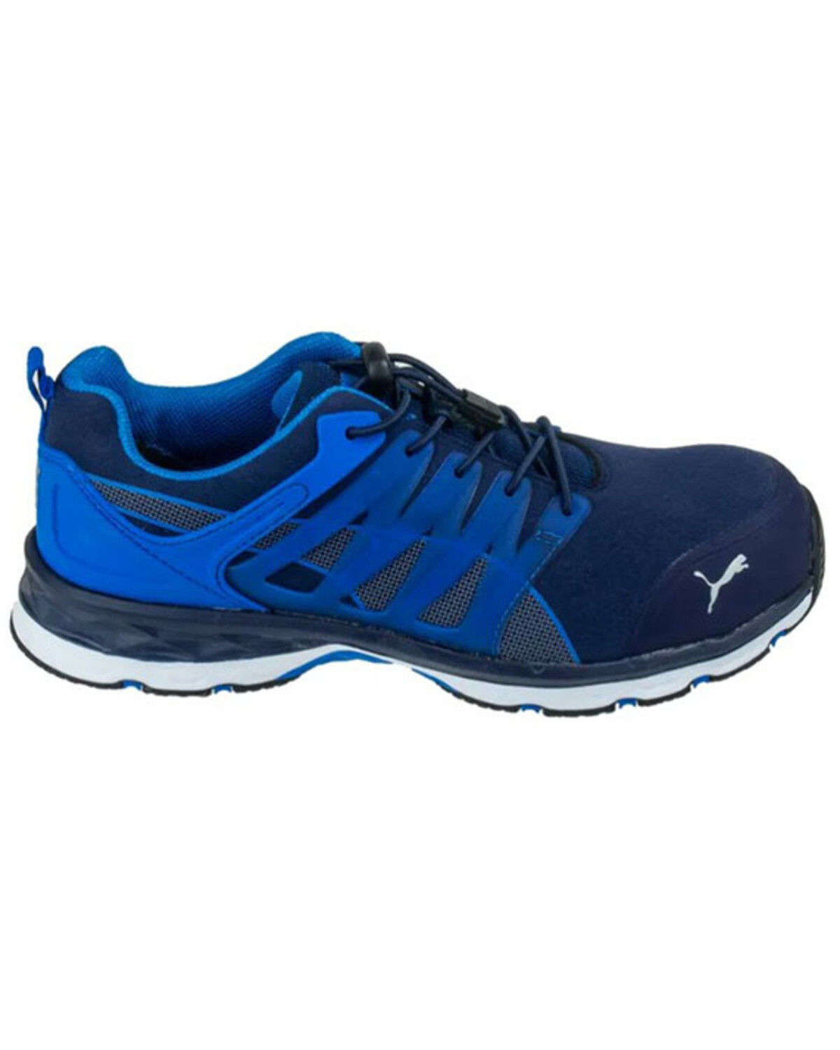 Image #2 - Puma Safety Men's Velocity 2.0 Work Shoes - Fiberglass Toe, Blue, hi-res