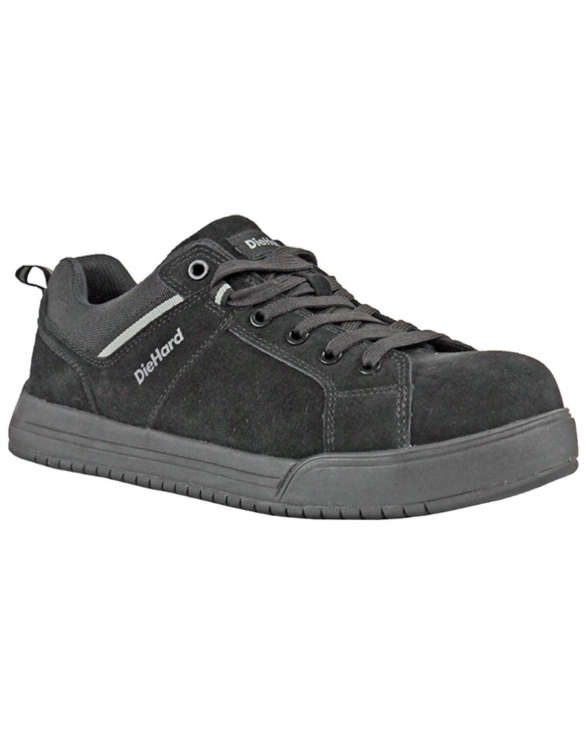 Die Hard Men's Solstice Lace-Up Work Shoes - Composite Toe, Black, hi-res