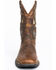 Image #4 - Brothers and Sons Men's Star Exports With Flag Western Performance Boots - Broad Square Toe, Brown, hi-res