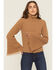 Image #1 - Shyanne Women's Bell Sleeve Marled Sweater, Coffee, hi-res