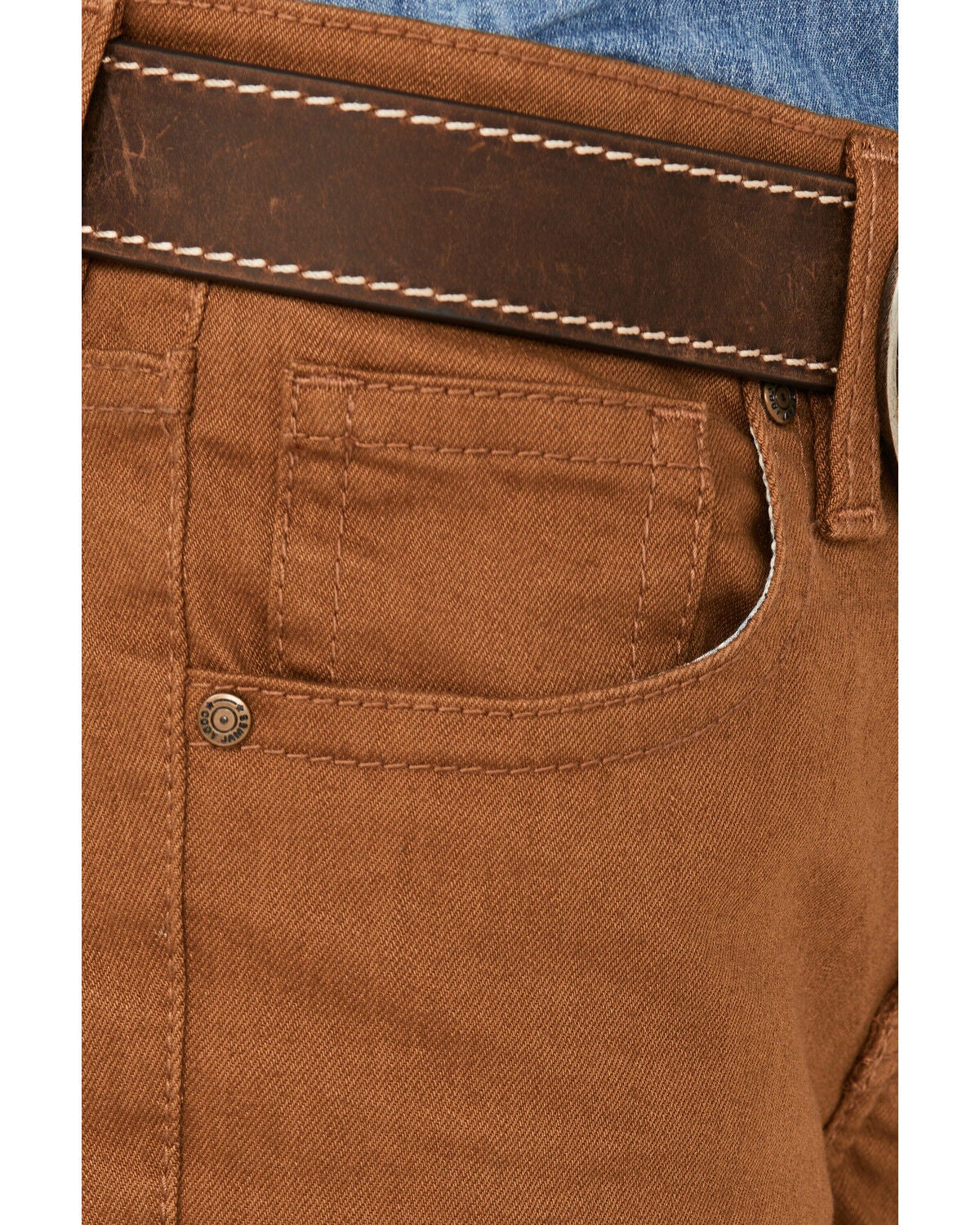 Image #2 - Cody James Boys' Rubber Slim Straight Stretch Jeans, Rust Copper, hi-res
