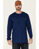 Image #1 - Hawx Men's FR Graphic Long Sleeve Work T-Shirt , Blue, hi-res