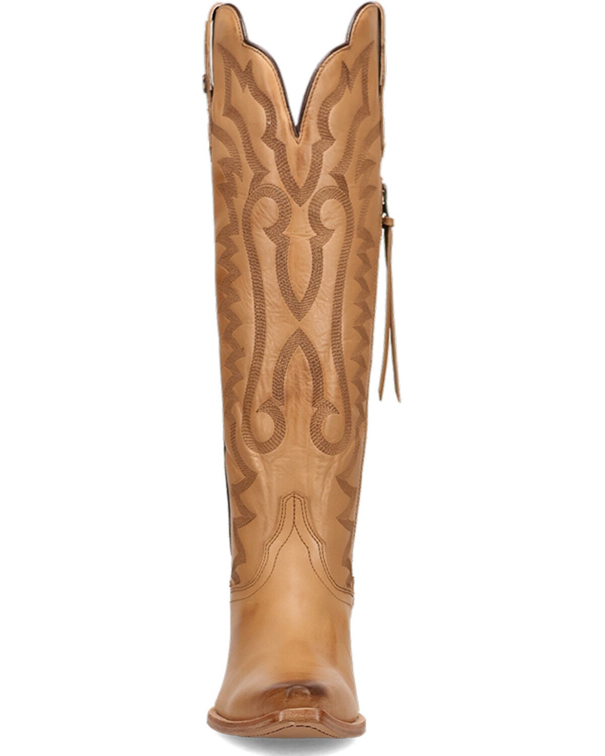 Image #4 - Dan Post Women's Heartland Tall Western Boots - Snip Toe, Tan, hi-res