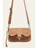 Image #1 - Idyllwind Women's Louanne Suede Western Crossbody Bag, Pecan, hi-res