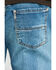 Rock & Roll Denim Men's Pistol Vintage Med Stretch Straight Jeans , Blue, hi-res