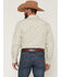 Image #4 - Gibson Trading Co Men's Old Pal Wallpaper Floral Print Long Sleeve Snap Western Shirt, Ivory, hi-res