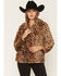 Image #1 - Becca Women's Leopard Print Faux Fur Moto Jacket, Leopard, hi-res