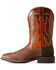 Image #2 - Ariat Men's Steadfast Performance Western Boots - Broad Square Toe, Brown, hi-res