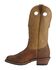 Image #3 - Boulet Men's Buckaroo Saddle Western Boots - Round Toe, Bay Apache, hi-res