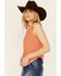 Image #2 - Rock & Roll Denim Women's Sleeveless Embroidered Tank Top, Rust Copper, hi-res