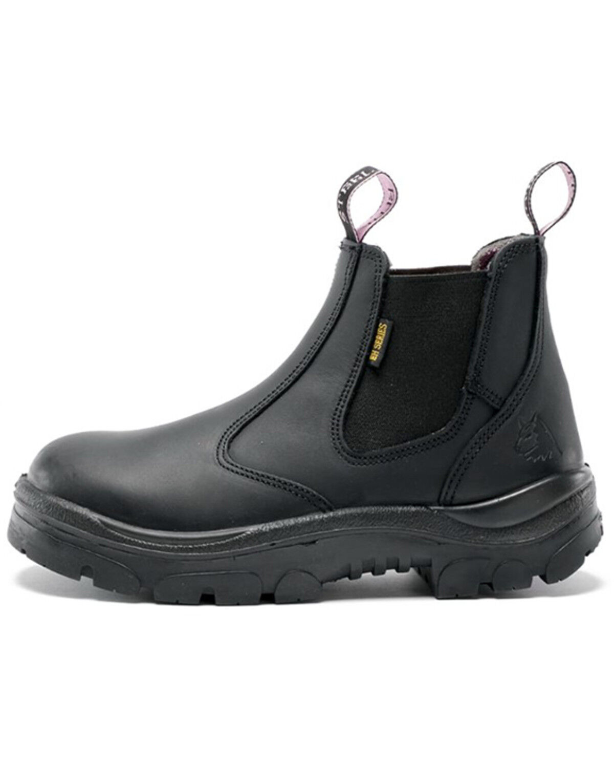 Image #3 - Steel Blue Women's Hobart Waterproof Work Boots - Soft Toe, Black, hi-res