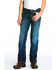 Image #1 -  Ariat Boys' B5 Durham Slim Straight Jeans , Indigo, hi-res