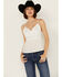 Image #1 - Shyanne Women's Lace Bustier Tank, White, hi-res
