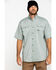 Ariat Men's Olive Rebar Made Tough Durastretch Vent Short Sleeve Work Shirt , Heather Grey, hi-res