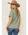 Image #4 - Wrangler Women's Wild & Free Short Sleeve Graphic Tee, Sage, hi-res