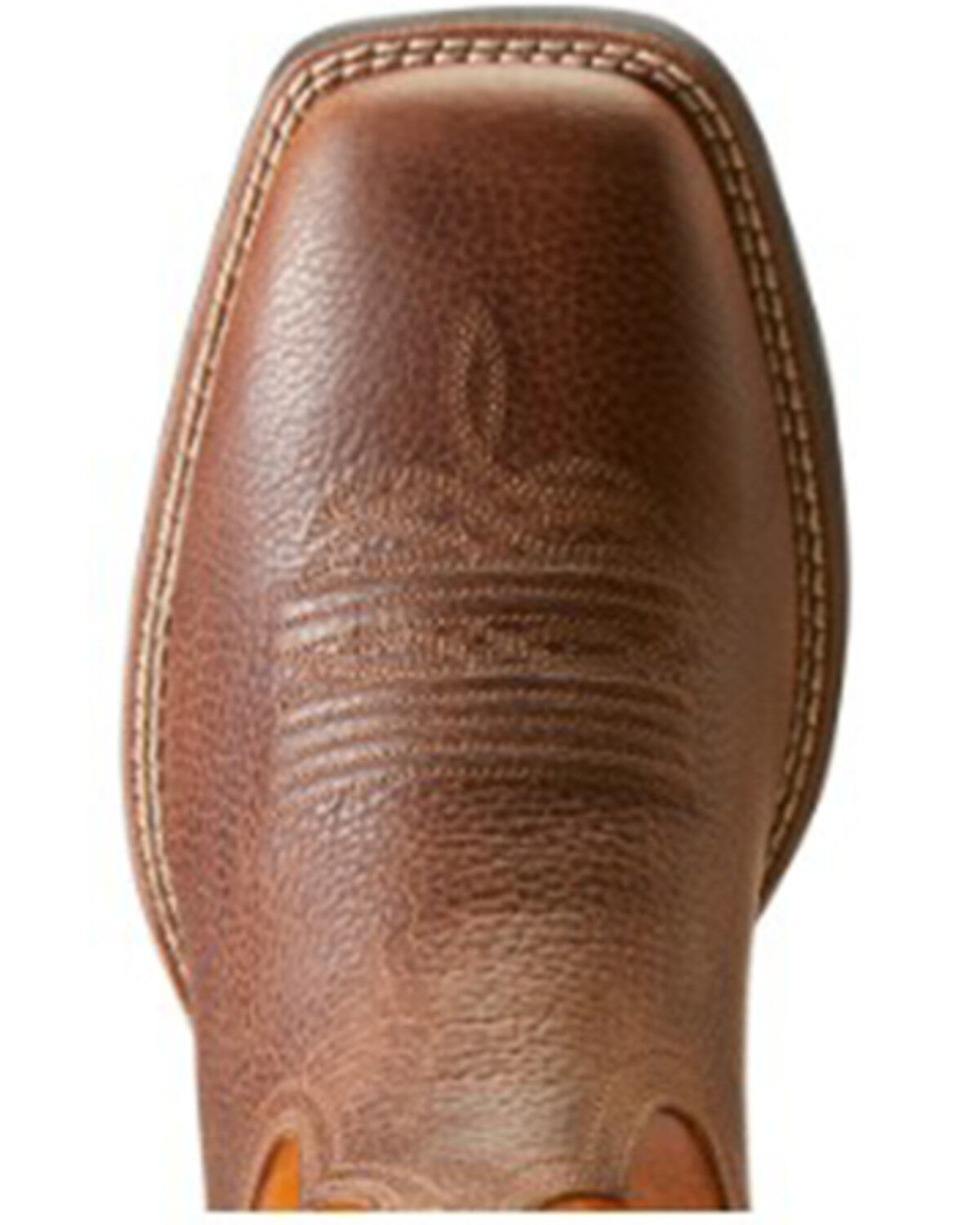 Image #4 - Ariat Men's Steadfast Performance Western Boots - Broad Square Toe, Brown, hi-res