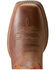 Image #4 - Ariat Men's Steadfast Performance Western Boots - Broad Square Toe, Brown, hi-res