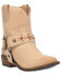 Image #1 - Dingo Women's Silverada Western Booties - Medium Toe, Sand, hi-res