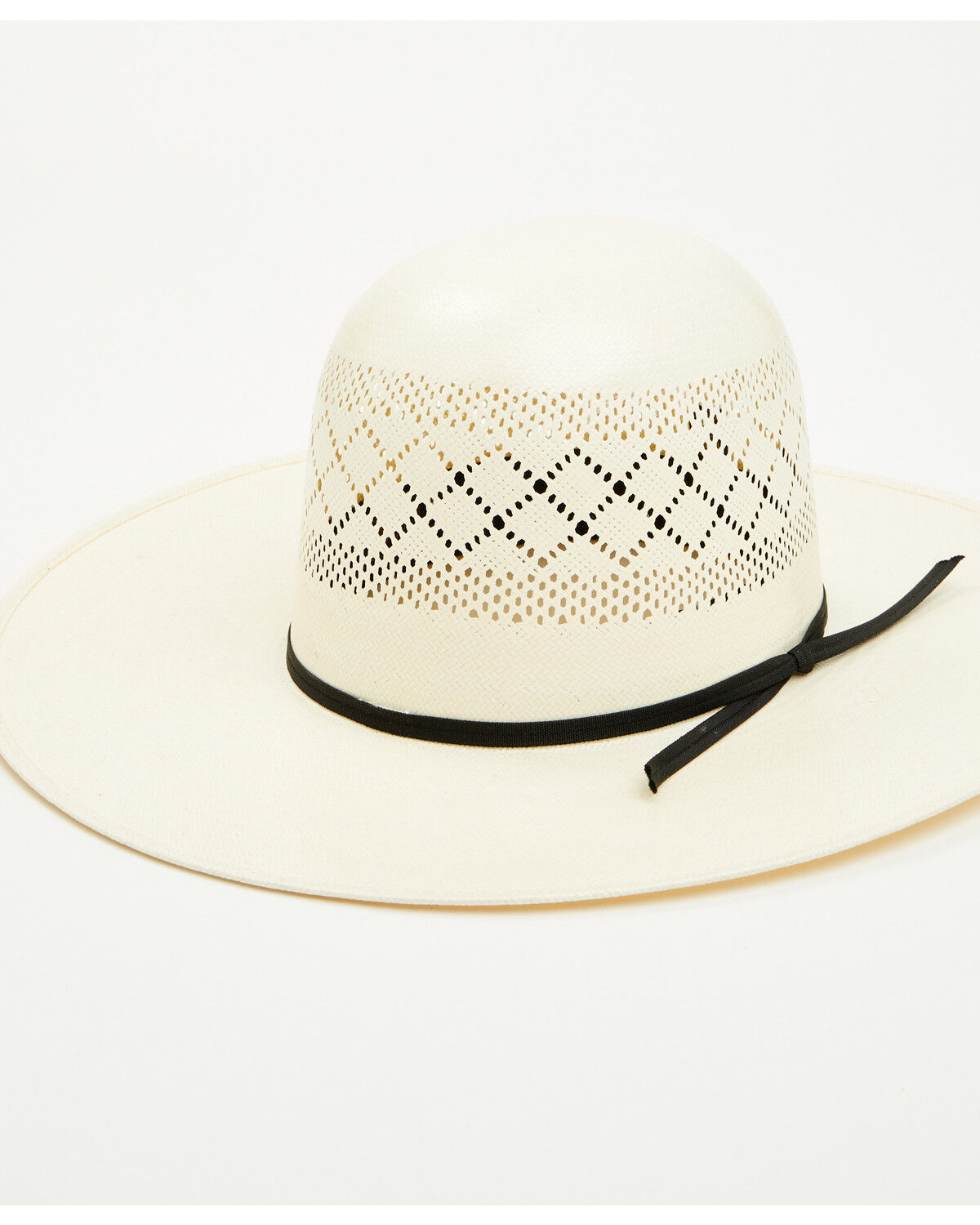 Image #1 - Rodeo King 25X Double Diamond Open Crown Straw Cowboy Hat, Natural, hi-res