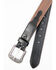 Image #2 - Cody James Men's Embossed Geo Belt, Brown, hi-res