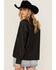 Image #4 - Rock & Roll Denim Women's Rhinestone Long Sleeve Button-Down Western Shirt, Black, hi-res