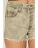 Image #2 - Levi's Women's 501 Original High Rise Denim Shorts, Green, hi-res