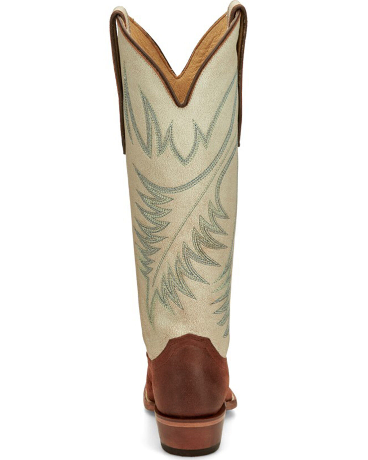 Image #5 - Justin Women's Clara Underslung Suede Western Boots - Square Toe, , hi-res