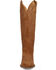 Image #4 - Dingo Women's Evita Suede Tall Western Boots - Snip Toe, Camel, hi-res