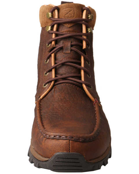 Twisted X Men's Waterproof Hiker Boots - Moc Toe, Chocolate, hi-res