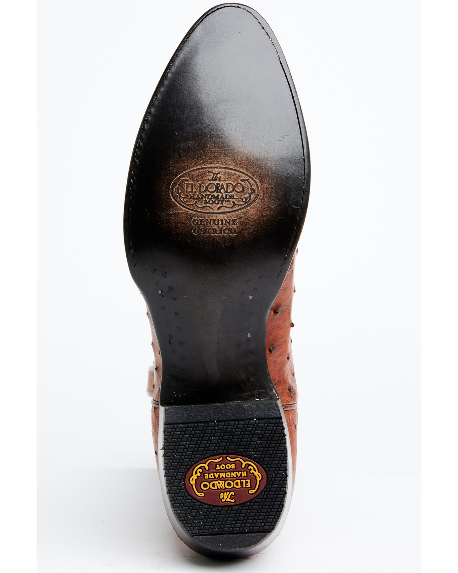 El Dorado Men s Exotic Full Quill Ostrich Skin Western Boots Medium Toe Country Outfitter
