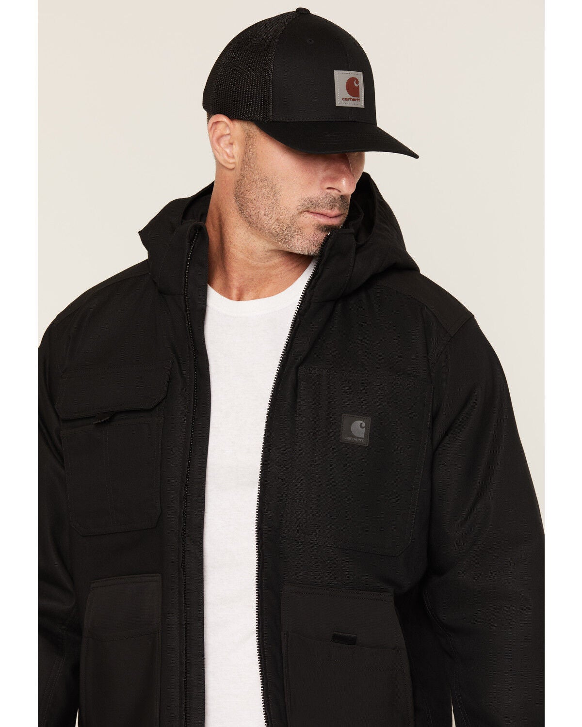 Image #2 - Carhartt Men's Steel Braddock Jacket, Black, hi-res