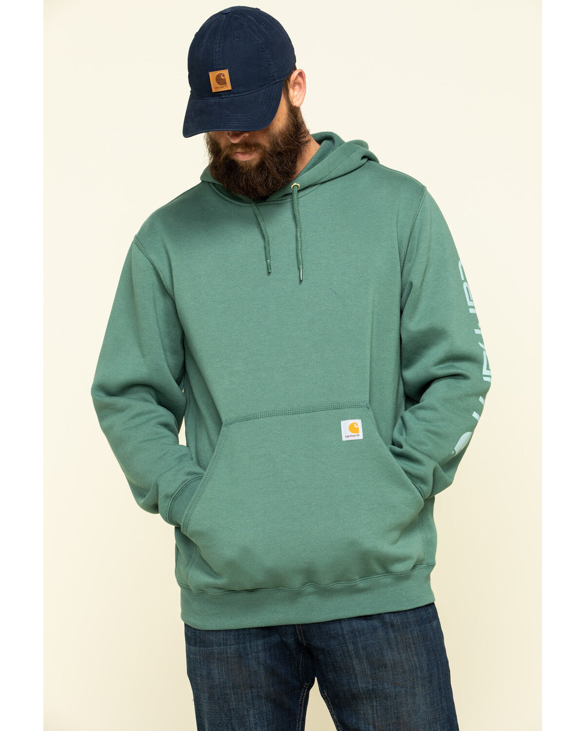 Carhartt olive hoodie clearance