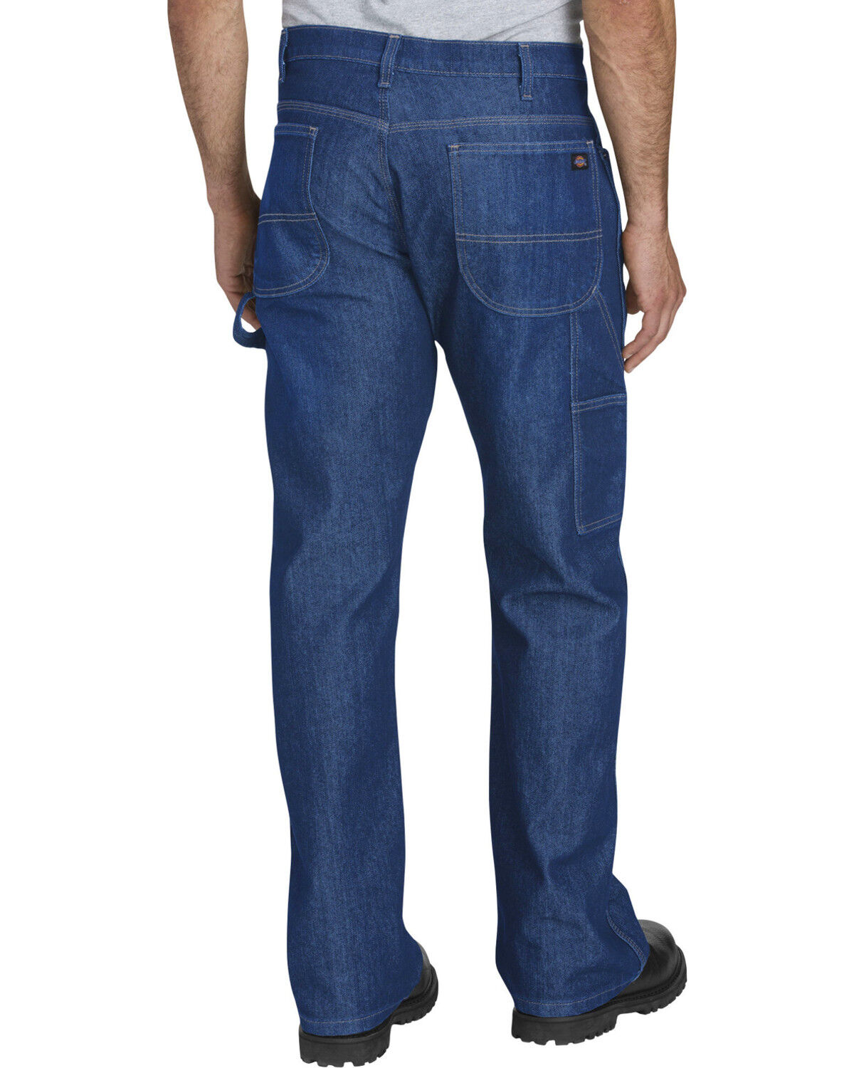Image #1 - Dickies Men's Flex Relaxed Fit Carpenter Tough Max Straight Jeans, Indigo, hi-res
