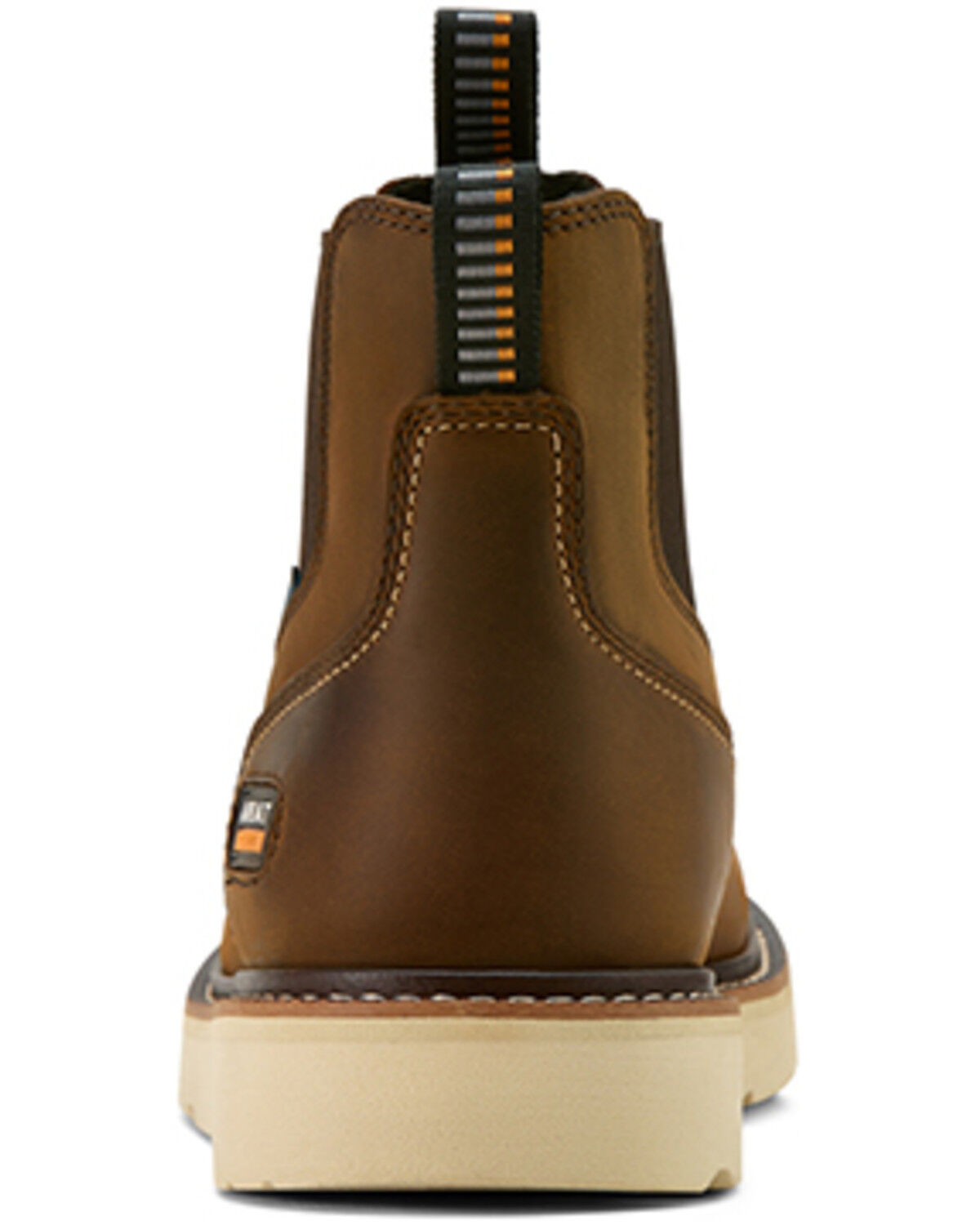 Image #3 - Ariat Men's Rebar Wedge Chelsea Waterproof Work Boots - Soft Toe, Brown, hi-res