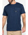 Image #4 - Ariat Men's Rebar Cotton Strong American Grit Work T-Shirt , Navy, hi-res