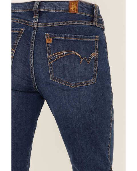 Image #3 - Wrangler Women's Aura Jennifer Dark Wash Bootcut Jeans , Blue, hi-res