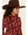 Image #2 - Wrangler Girls' Cacti Hooded Pullover, Rust Copper, hi-res