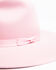 Rodeo King Women's Tracker Powder Pink Fur Felt Western Hat , Light Pink, hi-res
