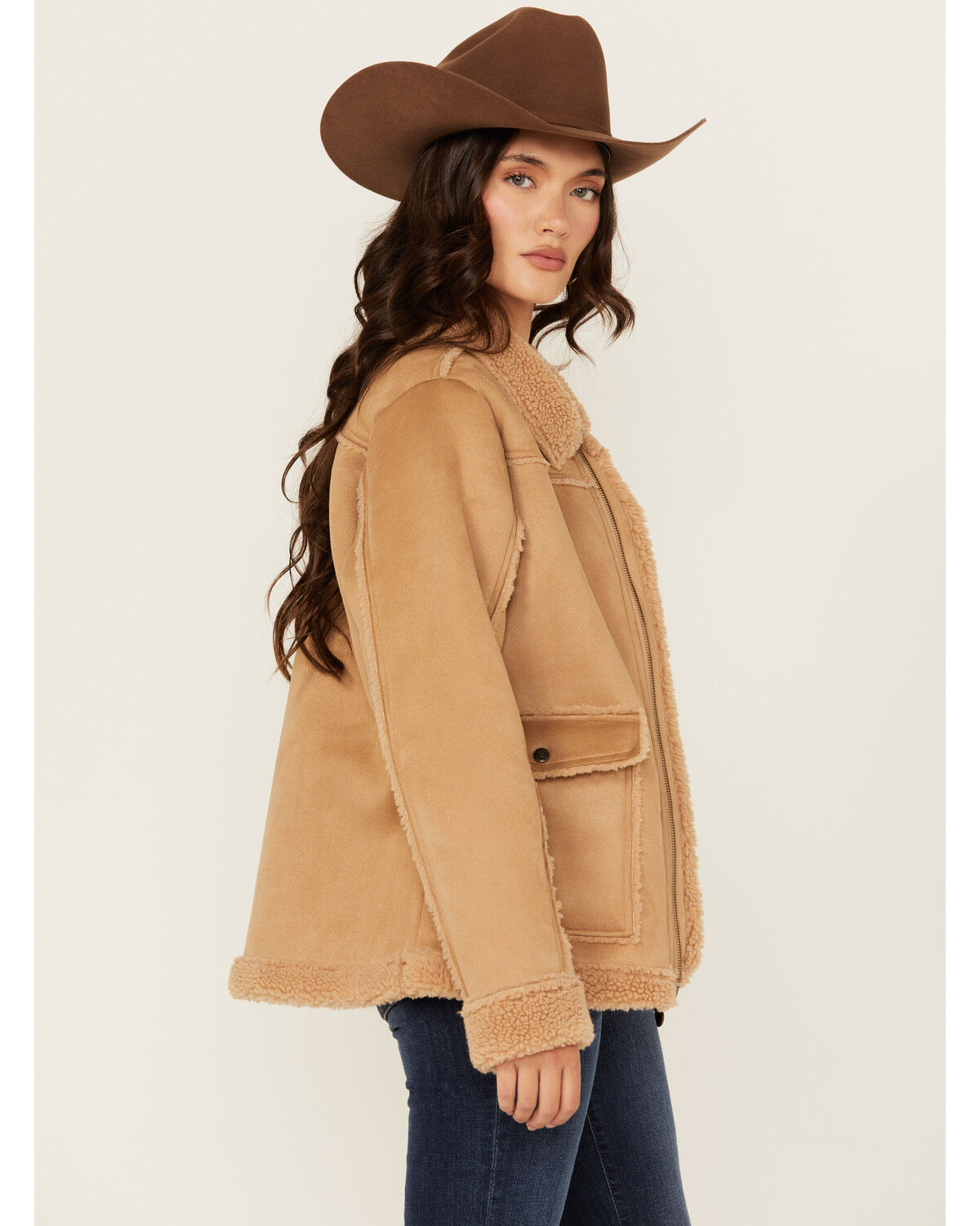 Image #2 - Outback Trading Co Women's Kimberly Sherling Jacket, Beige, hi-res