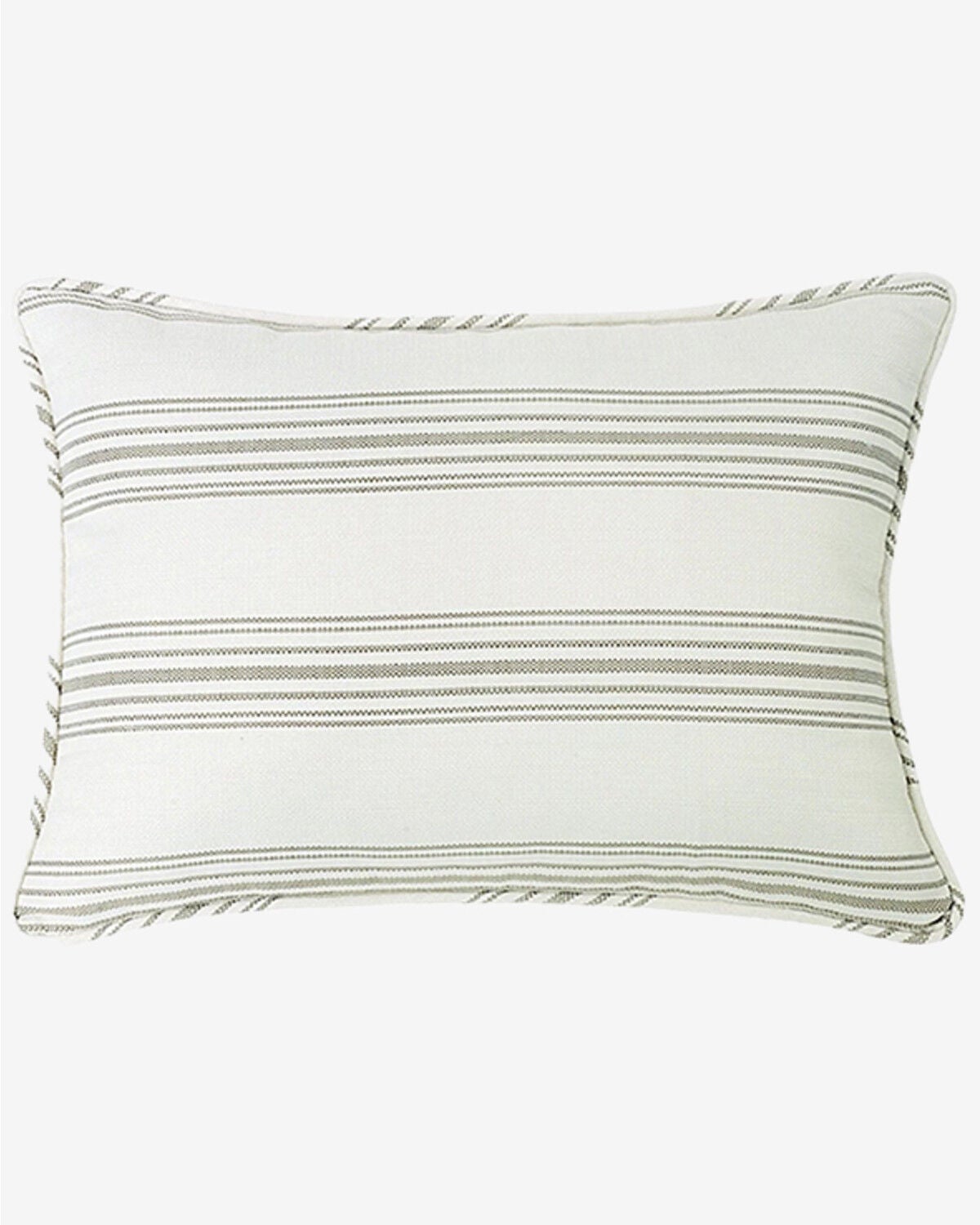 Image #1 - HiEnd Accents Prescott Taupe Striped Print King Size Pillow Set - 2 Piece, Taupe, hi-res