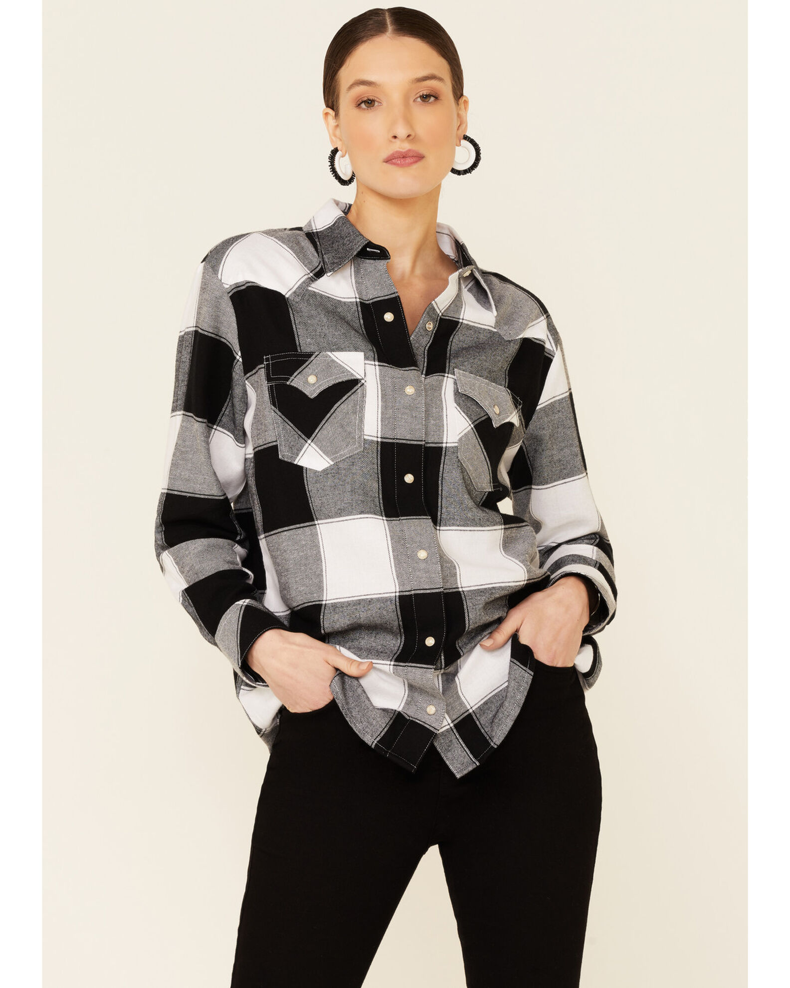 Western flannel shirts discount womens