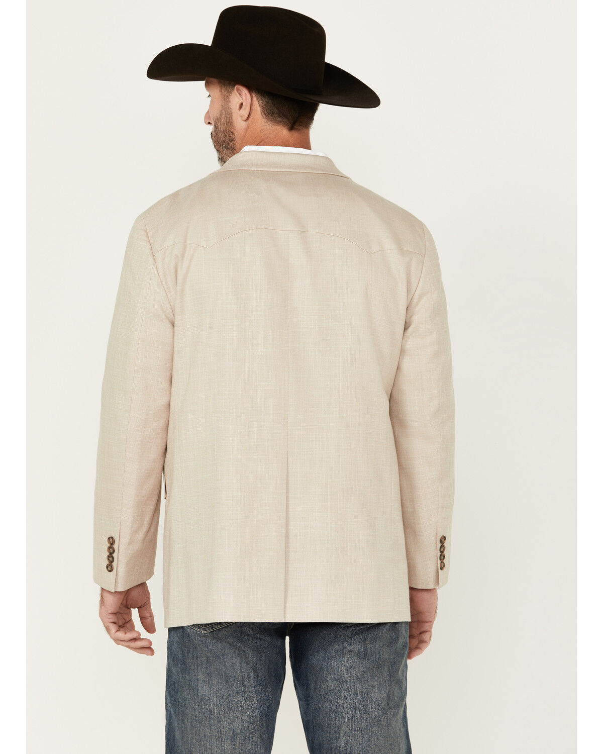Image #4 - Cody James Men's Blake Paisley Lined Sportcoat, Tan, hi-res