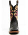 Image #4 - Dan Post Women's Asteria Floral Western Performance Boots -  Broad Square Toe , Black, hi-res