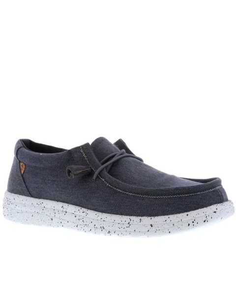 Image #1 - Lamo Footwear Men's Paul Lamolite Shoes - Moc Toe, Charcoal, hi-res