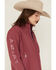 Image #2 - Ariat Women's Team Softshell Jacket, Rose, hi-res