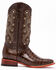 Image #2 - Ferrini Men's Chocolate Alligator Belly Print Western Boots - Broad Square Toe, Chocolate, hi-res