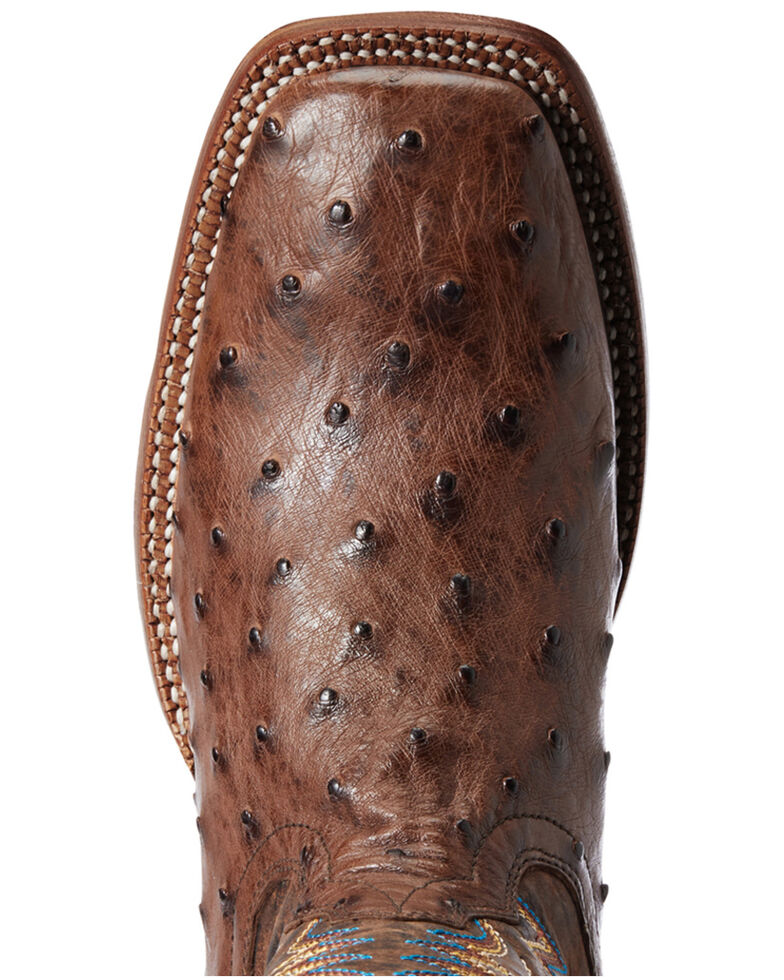 Ariat Men's Gallup Mocha Western Boots - Wide Square Toe, Brown, hi-res