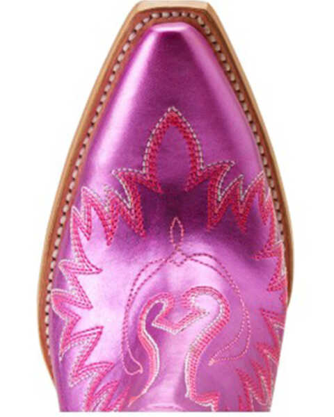 Image #4 - Ariat Women's Dixon Western Booties - Snip Toe, Pink, hi-res